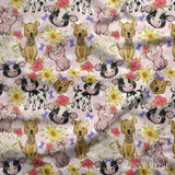Design 522 - Pink Farm Fabric