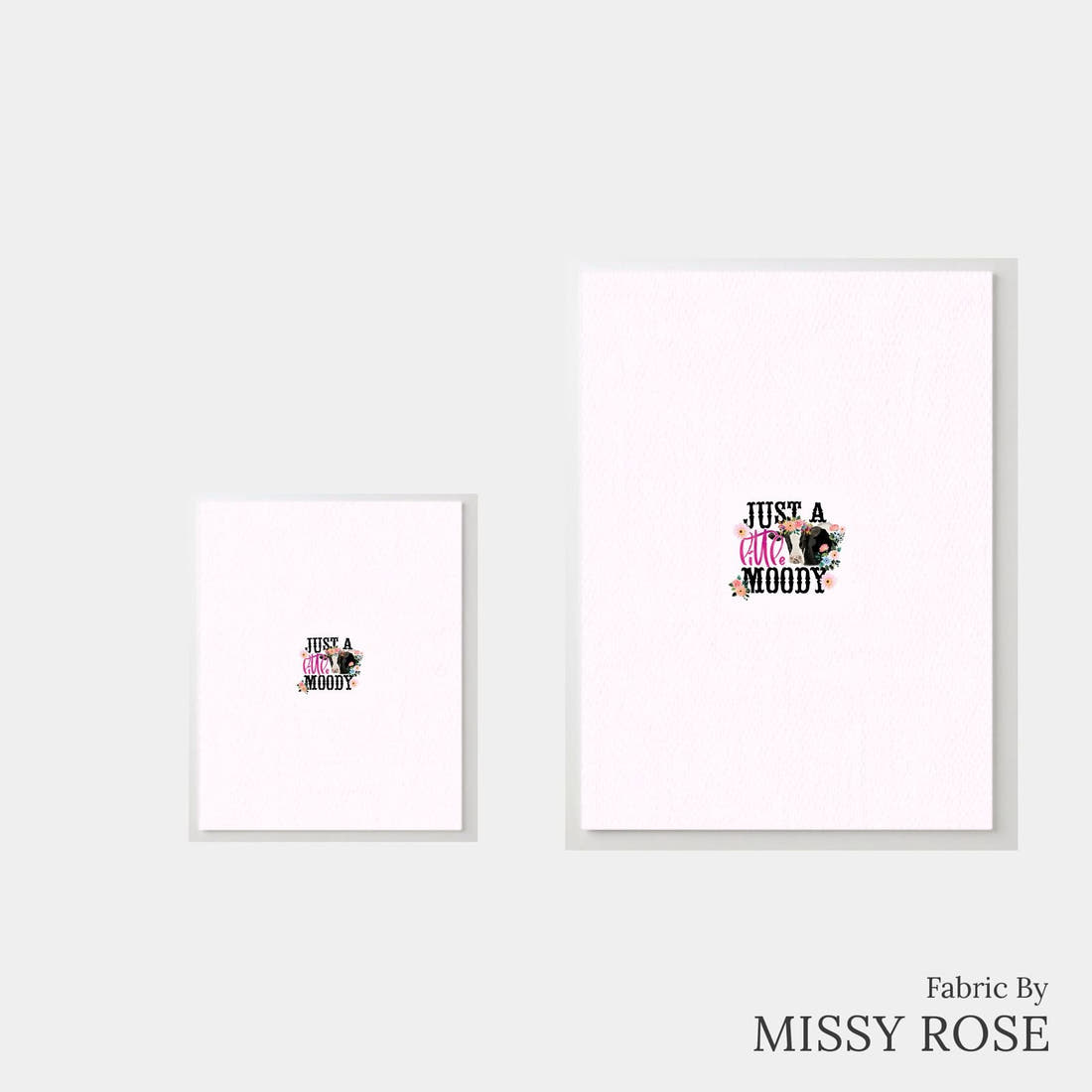 Design 526 Moody Panel – universal and adult panel sizes side by side | Fabric by Missy Rose