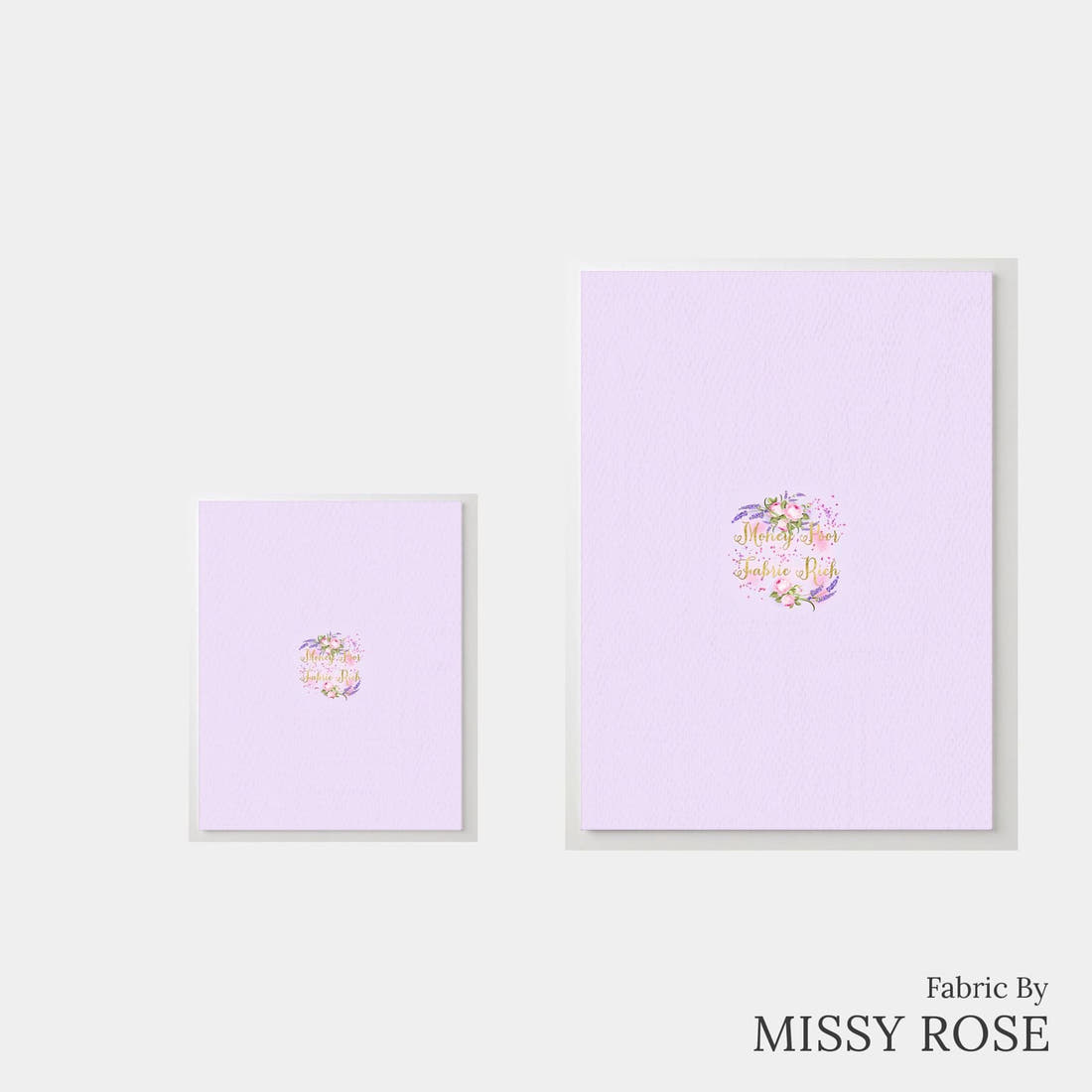 Design 528 Fabric Rich Panel – universal and adult panel sizes side by side | Fabric by Missy Rose