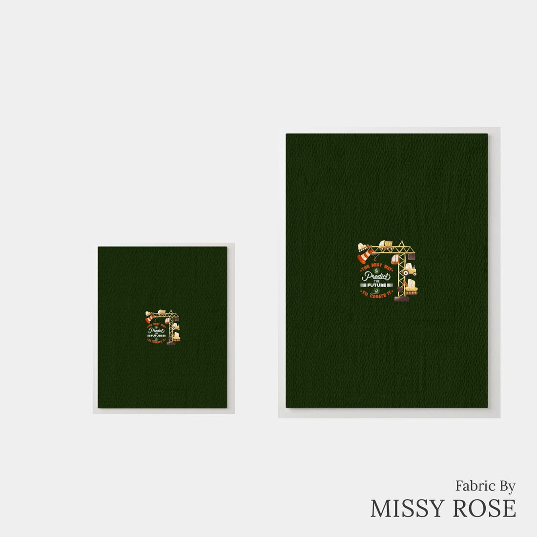 Design 53 Building Panel – universal and adult panel sizes side by side | Fabric by Missy Rose
