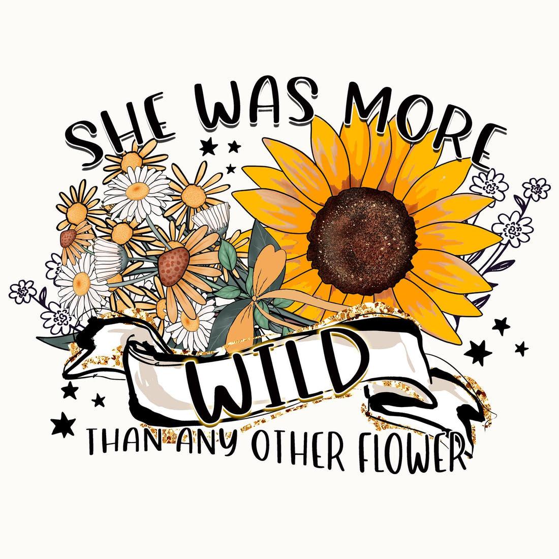 Design 542 Wildflower Panel – full artwork close-up of the printed picture | Fabric by Missy Rose