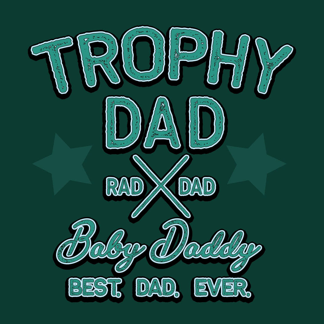 Design 546 Trophy Dad Panel – full artwork close-up of the printed picture | Fabric by Missy Rose