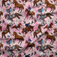 Design 550 - Pink Horse Riding Fabric