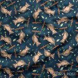 Design 553 - Navy Possum Fabric