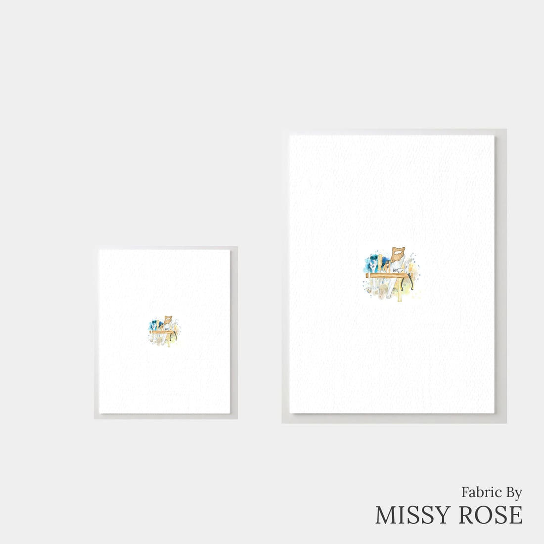 Design 564 Tools Panel – universal and adult panel sizes side by side | Fabric by Missy Rose