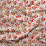 Design 586 - Floral Lady Bug Fabric