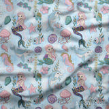 Design 588 - Mermaid Dolphin Fabric