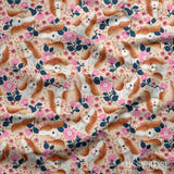 Design 589 - Cute Floral Dog Fabric