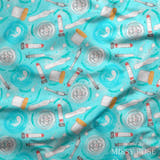 Design 601 - Teal IVF Fabric