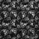 Design 622 - Floral Skull Fabric