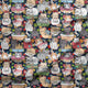 Design 633 - Funny Cats Fabric