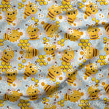 Design 637 - Cute Honey Bee Fabric