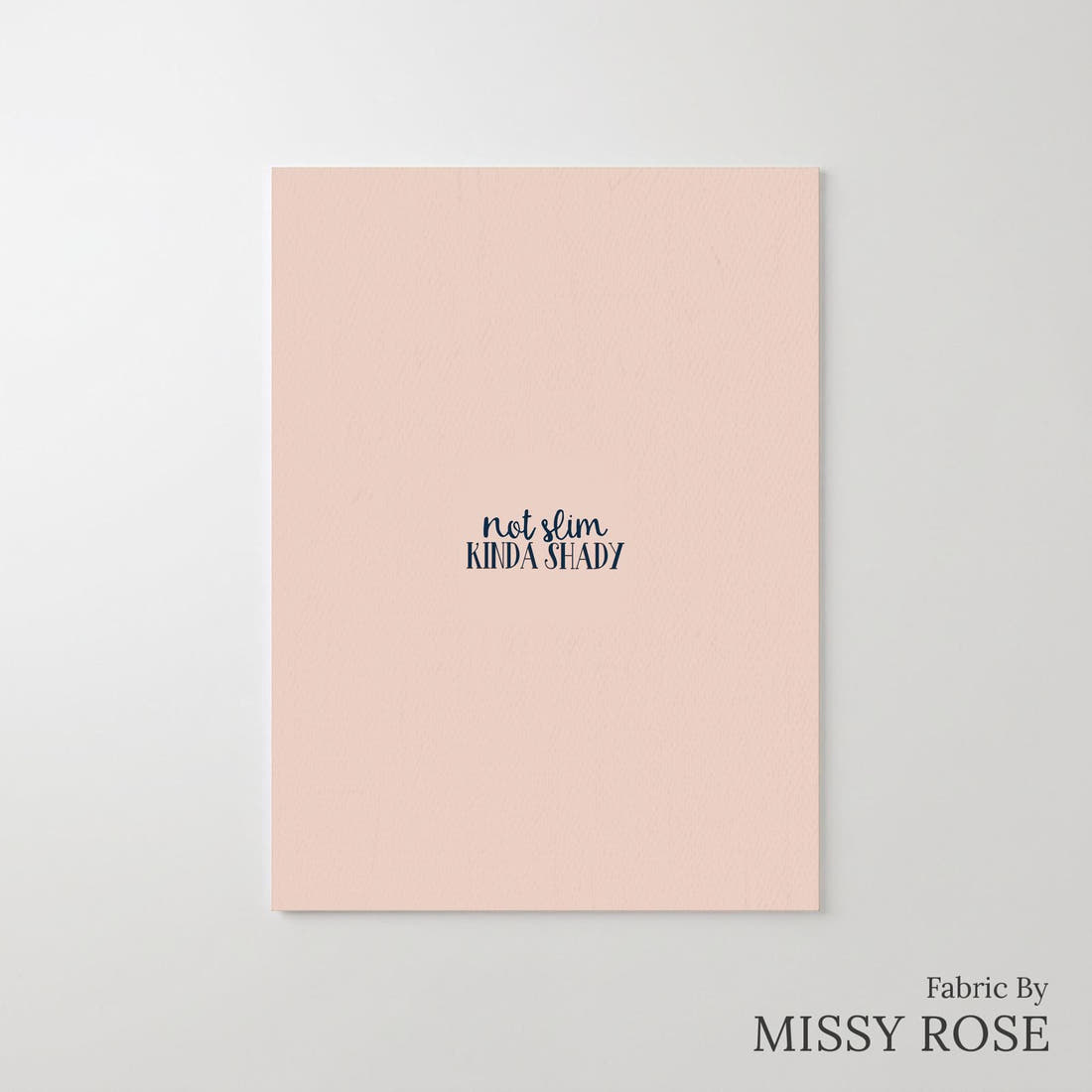 Design 662 Shady Panel – printed fabric panel with centred picture, custom printed to order | Fabric by Missy Rose