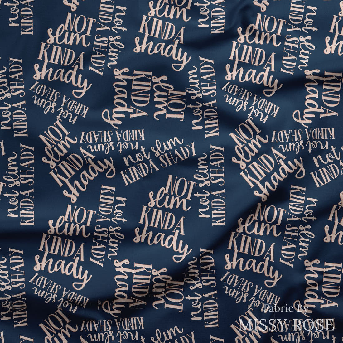Design 662 Shady Fabric draped fabric mockup – custom printed fabric by the metre | Fabric by Missy Rose
