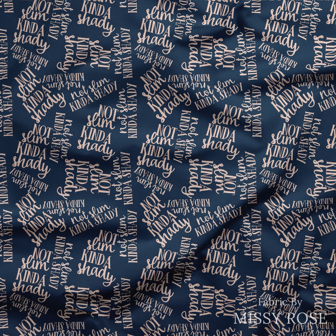 Design 662 Shady Fabric draped fabric mockup – custom printed fabric by the metre | Fabric by Missy Rose