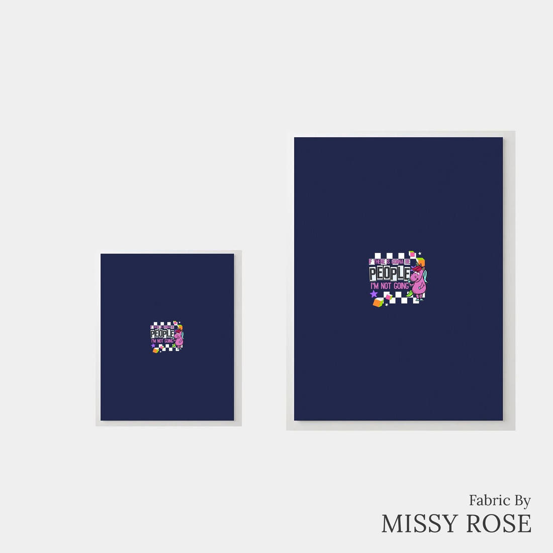 Design 675 People Panel – universal and adult panel sizes side by side | Fabric by Missy Rose