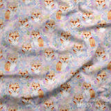 Design 681 - Purple Fox Fabric