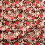Design 820 - Strawberry Ice Cream Fabric