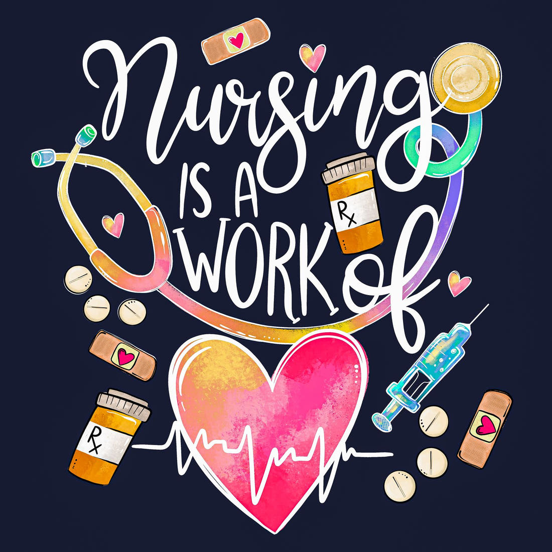 Design 856 Navy Nursing Panel – full artwork close-up of the printed picture | Fabric by Missy Rose