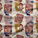 Design 862 - Neutral Retro Fabric