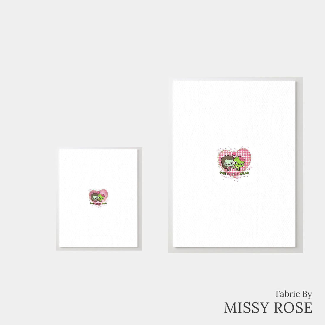 Design 872 Zombie Panel – universal and adult panel sizes side by side | Fabric by Missy Rose
