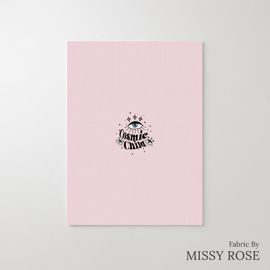 Design 878 Retro Eyes Panel – printed fabric panel with centred picture, custom printed to order | Fabric by Missy Rose