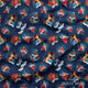 Design 90 - Navy Tattoo Fabric