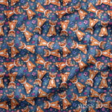 Design 907 - Navy Fox Fabric