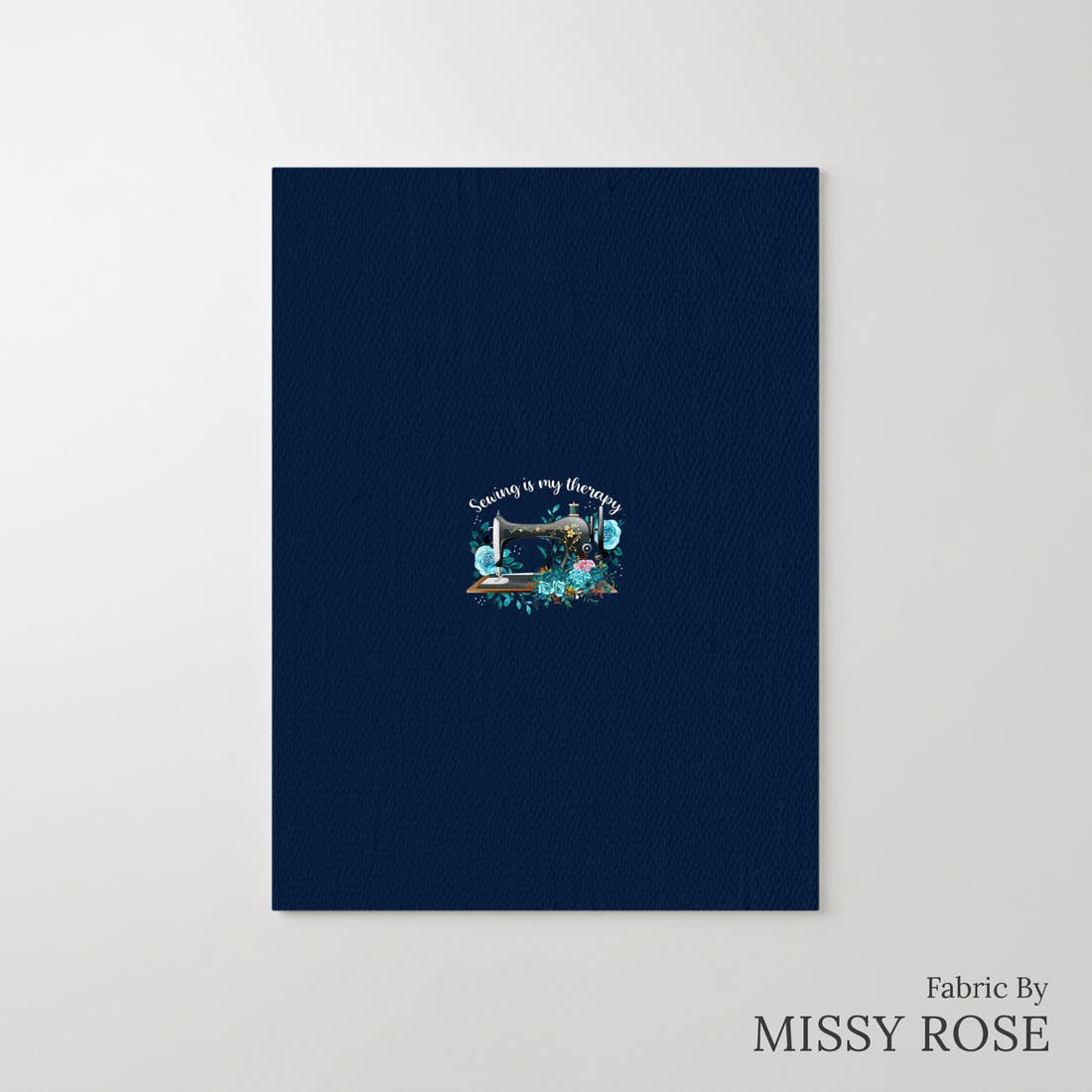 Design 95 Sewing Panel – printed fabric panel with centred picture, custom printed to order | Fabric by Missy Rose