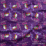 Design 958 - Funny Unicorn Fabric