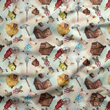 Design 968 - Little Pigs Fabric