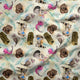 Design 995 - Yellow Australian Animals Fabric