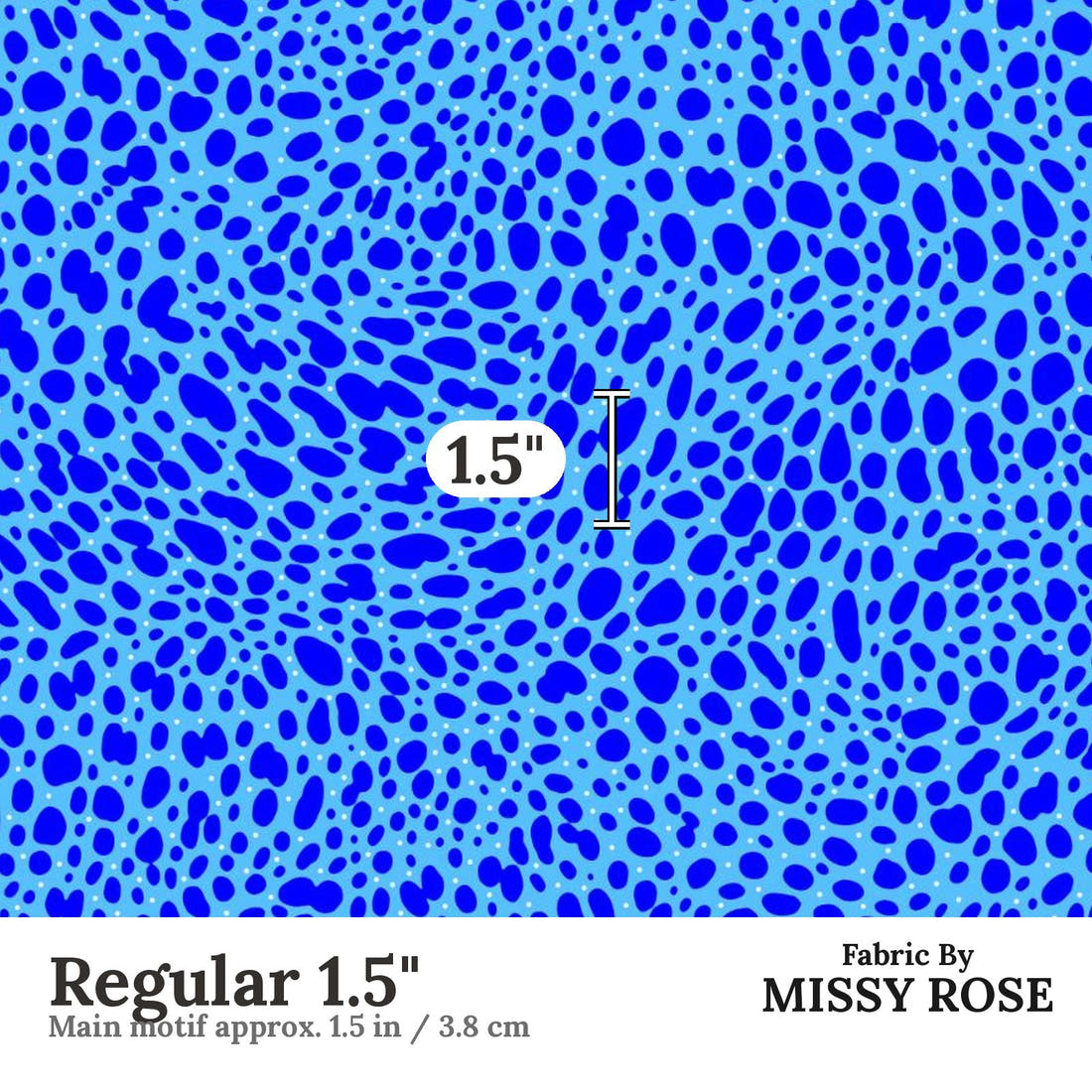 Girl and The Deep Blue Sea 26 Regular 1.5 inch print scale guide | Fabric by Missy Rose