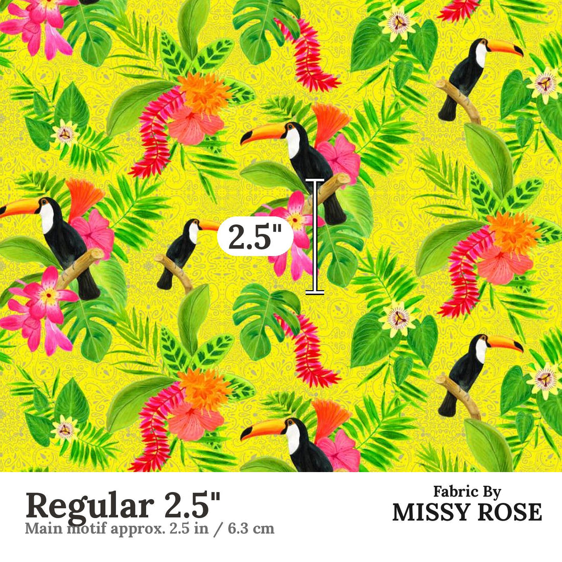 Girl and The Deep Blue Sea 36 Regular 2.5 inch print scale guide | Fabric by Missy Rose