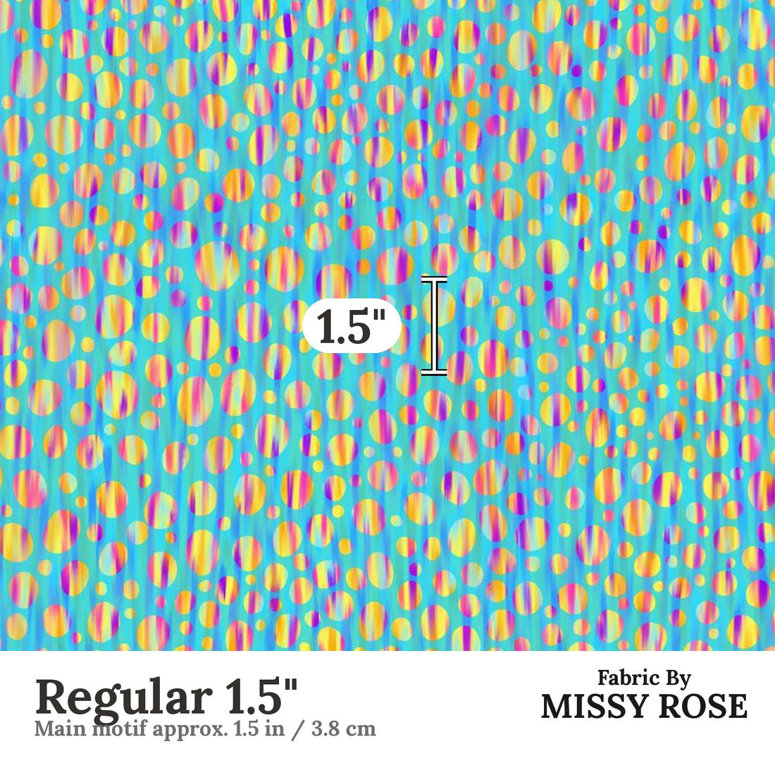 Girl and The Deep Blue Sea 59 Regular 1.5 inch print scale guide | Fabric by Missy Rose