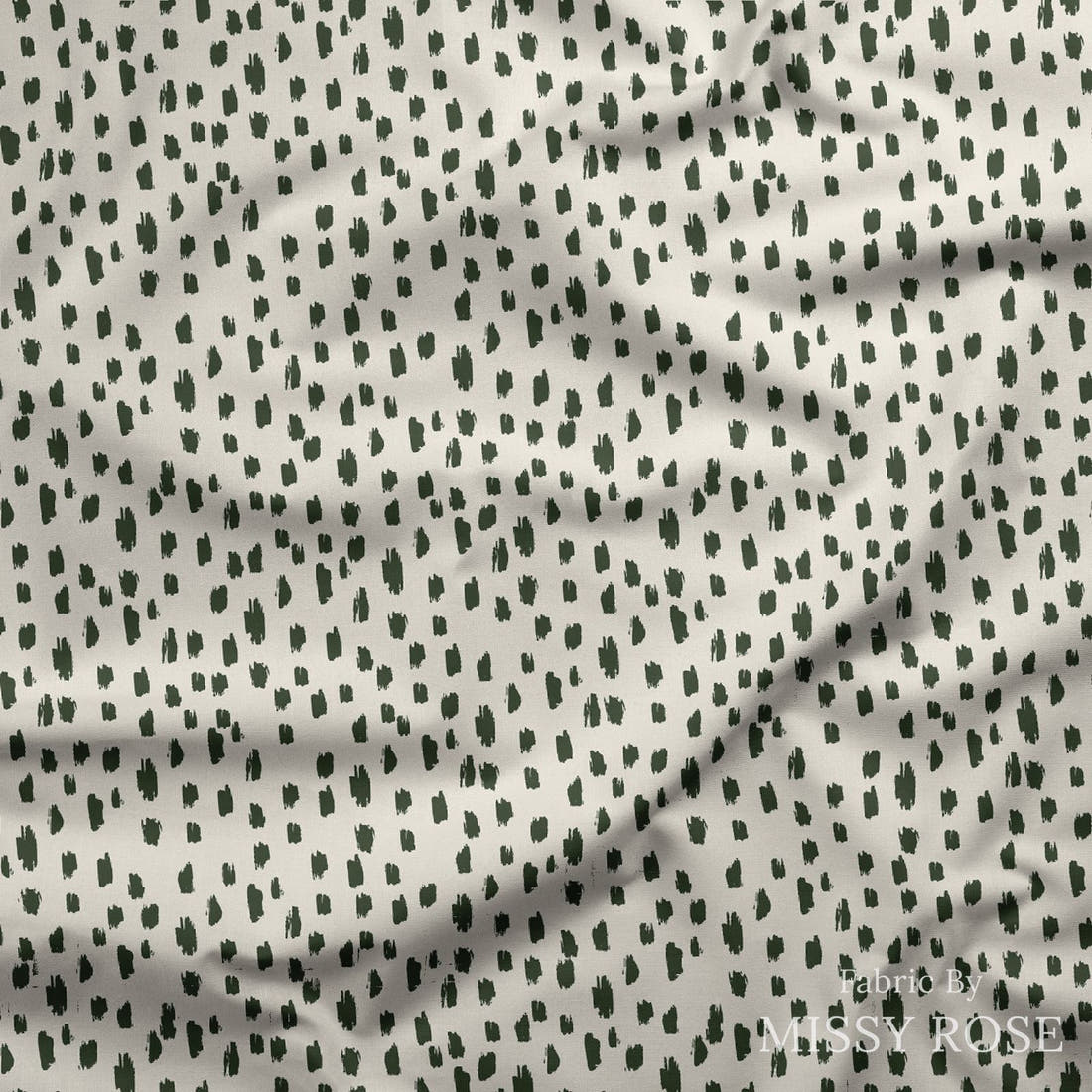 Indy Bloom Fabric Desert Rose Mammillaria Cream 15 draped fabric mockup - custom printed fabric by the metre | Fabric by Missy Rose