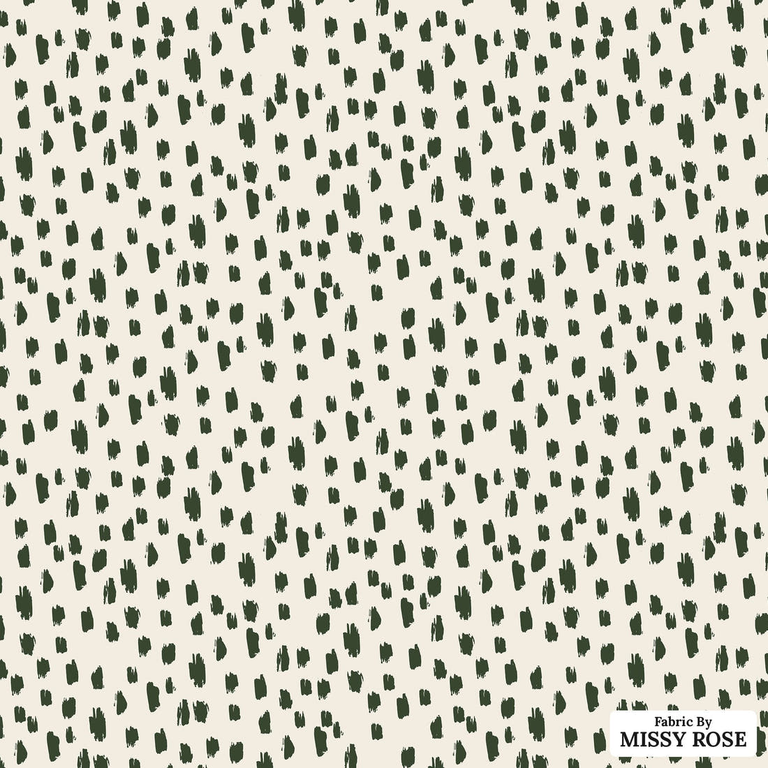 Indy Bloom Fabric Desert Rose Mammillaria Cream 15 flat view of the printed design | Fabric by Missy Rose