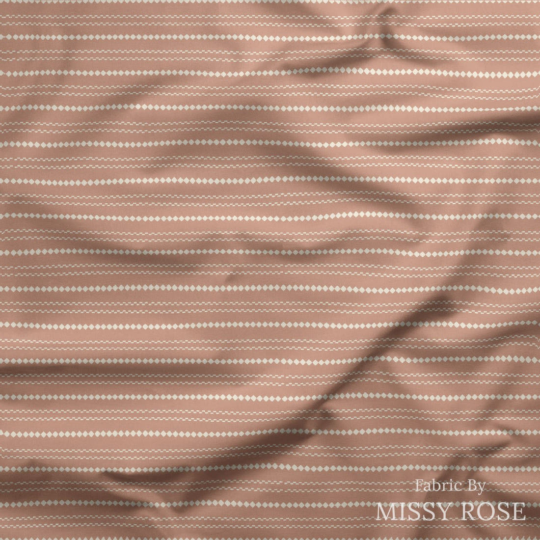 Indy Bloom Fabric Easter Party Knit in Berry 22 draped fabric mockup - custom printed fabric by the metre | Fabric by Missy Rose