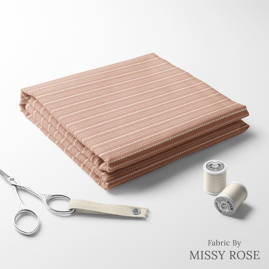 Indy Bloom Fabric Easter Party Knit in Berry 22 folded fabric stack with matching thread - pre-order fabric Australia | Fabric by Missy Rose