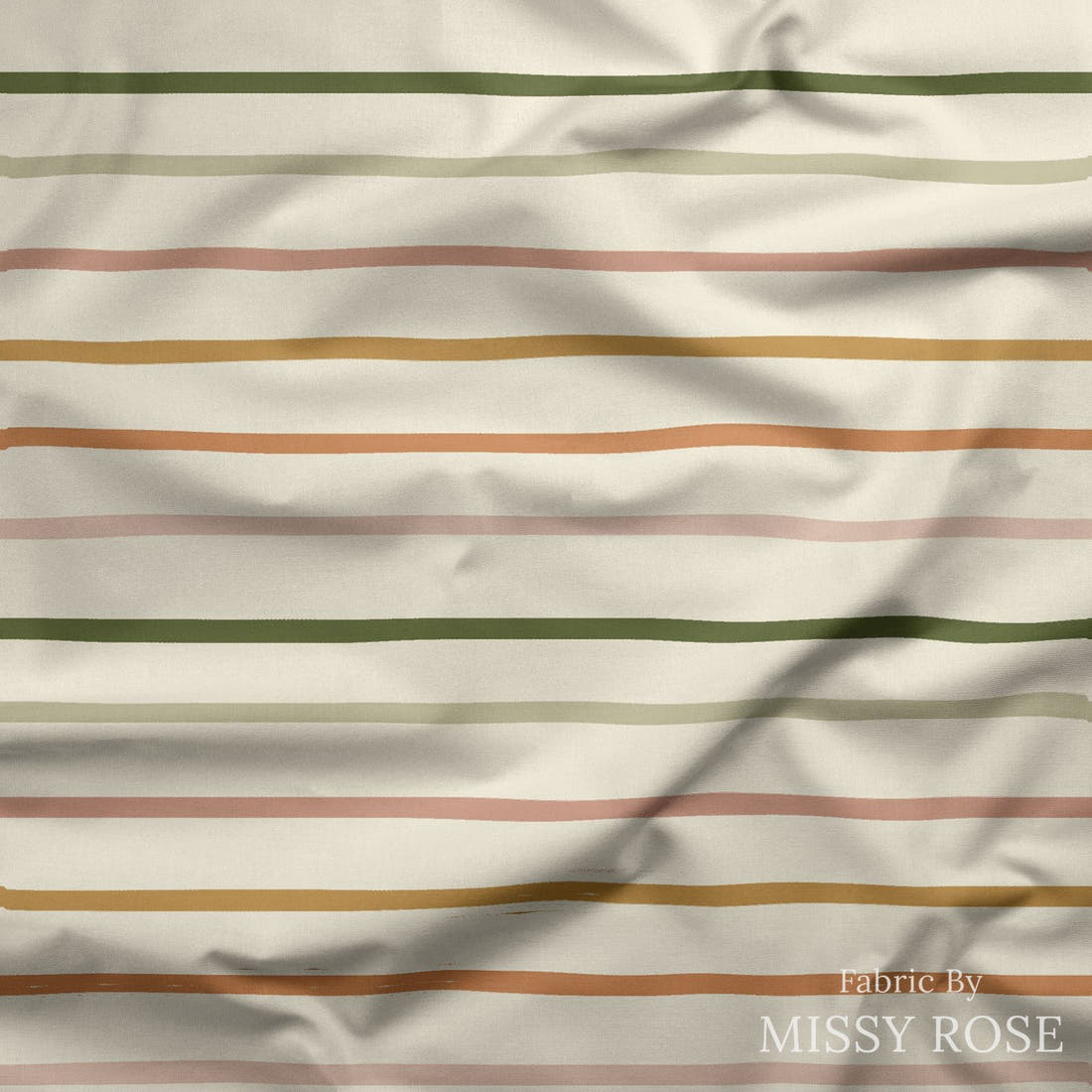 Indy Bloom Fabric Easter Party Stripe 14 draped fabric mockup - custom printed fabric by the metre | Fabric by Missy Rose