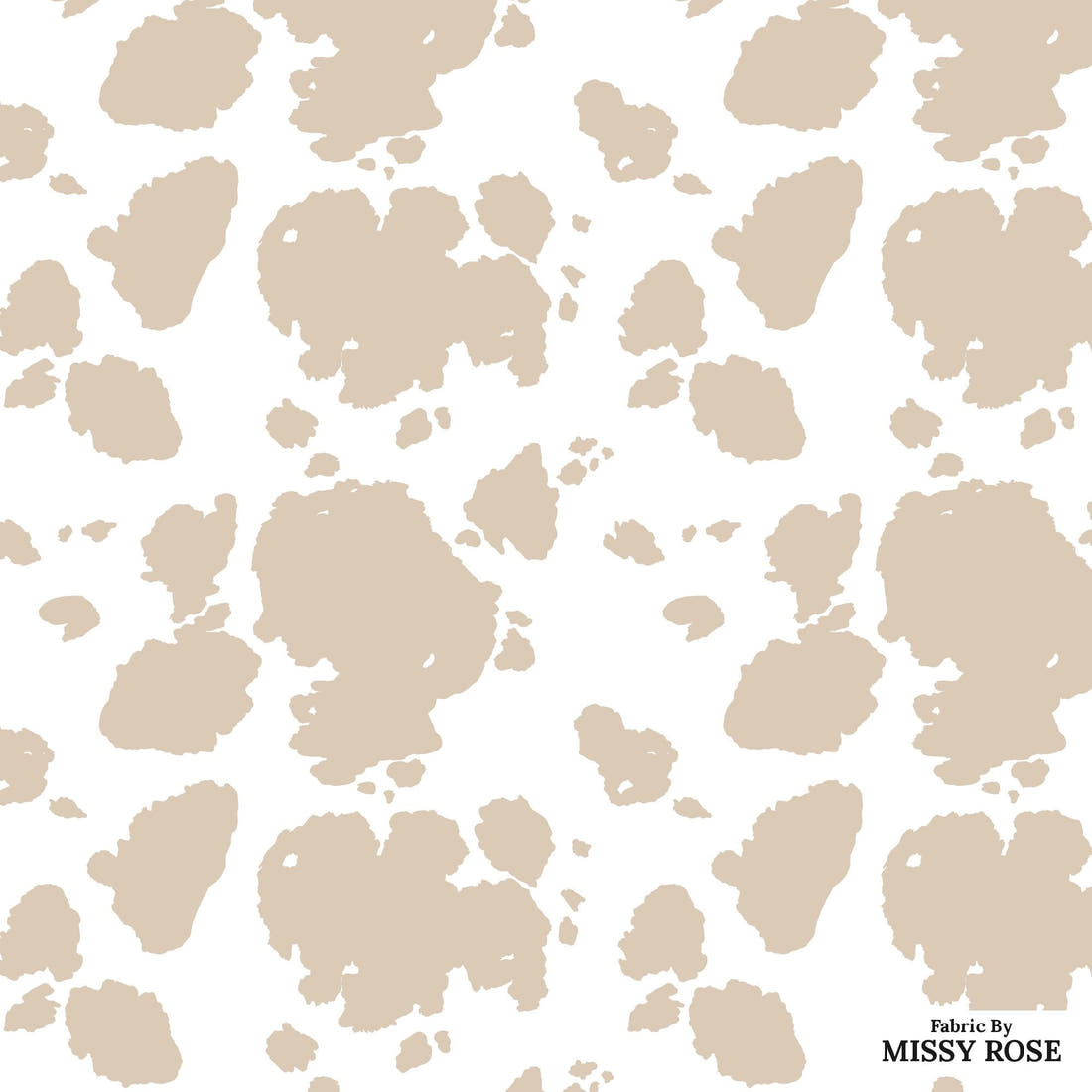Indy Bloom Fabric Farmhouse Jersey 07 flat view of the printed design | Fabric by Missy Rose