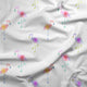 Indy Bloom Fabric - Flamingo Summer - White 08