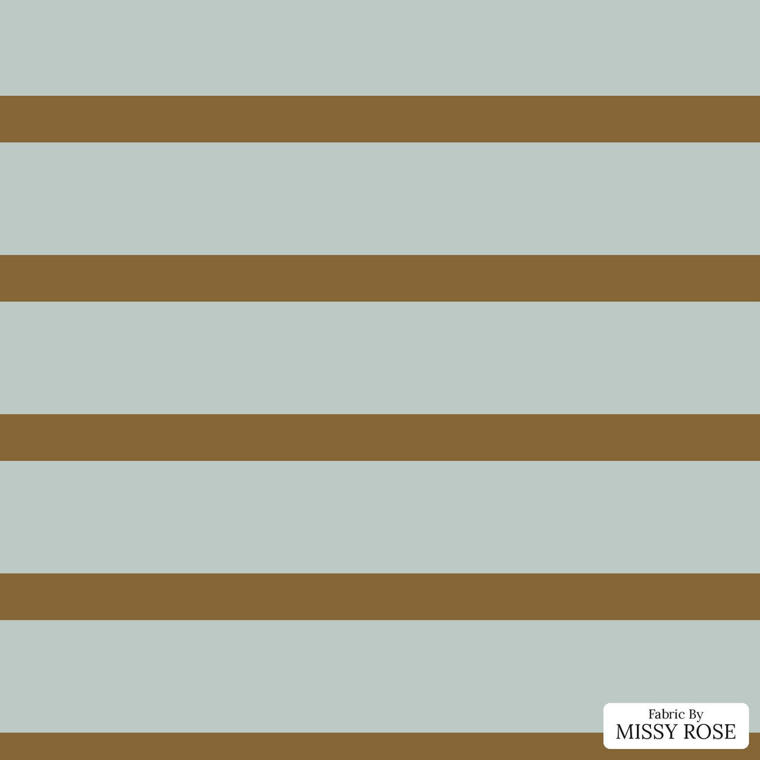 Indy Bloom Fabric Golden Girl Stripe in Blue 09 flat view of the printed design | Fabric by Missy Rose