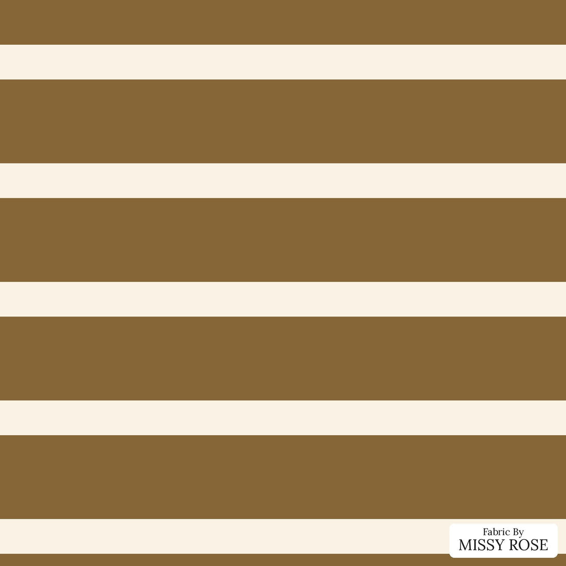 Indy Bloom Fabric Golden Girl Stripe in Gold 11 flat view of the printed design | Fabric by Missy Rose
