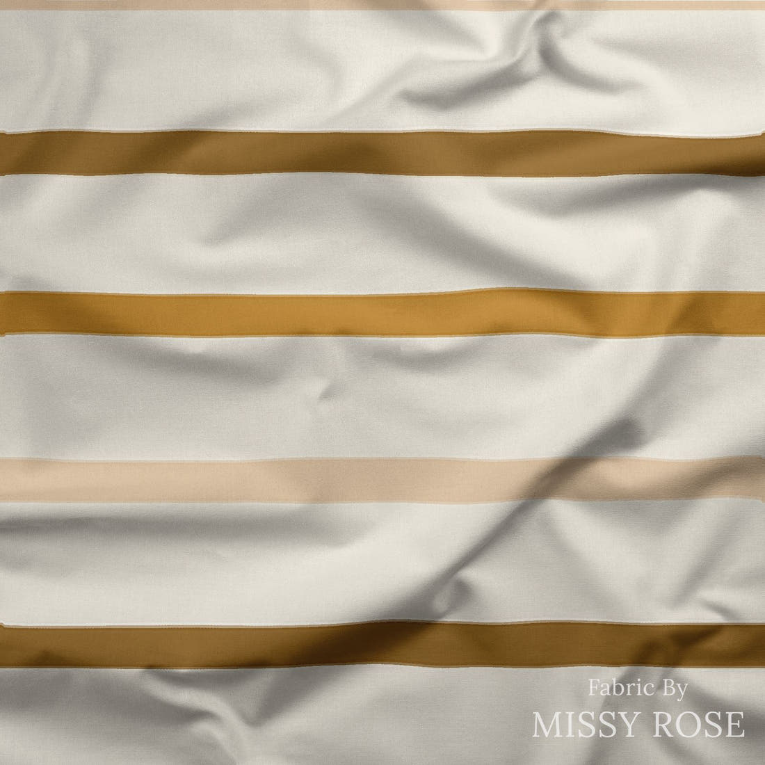 Indy Bloom Fabric Grandmas Garden Autumn Stripe 24 draped fabric mockup - custom printed fabric by the metre | Fabric by Missy Rose