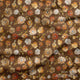 Indy Bloom Fabric - Grandmas Garden - Mums in Chocolate 10