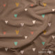Indy Bloom Fabric - Infatuated Valentine - Heart Party Chocolate 15