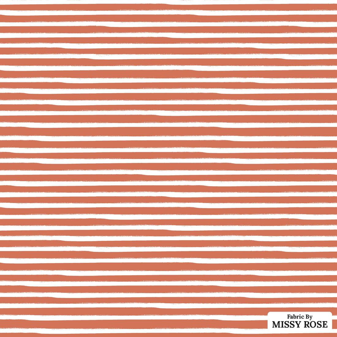 Indy Bloom Fabric Infatuated Valentine Painted Stripe Red 19 flat view of the printed design | Fabric by Missy Rose