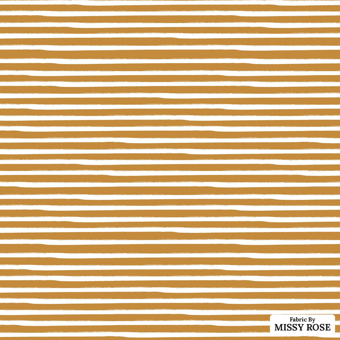 Indy Bloom Fabric Infatuated Valentine Painted Stripe Tangerine 20 flat view of the printed design | Fabric by Missy Rose