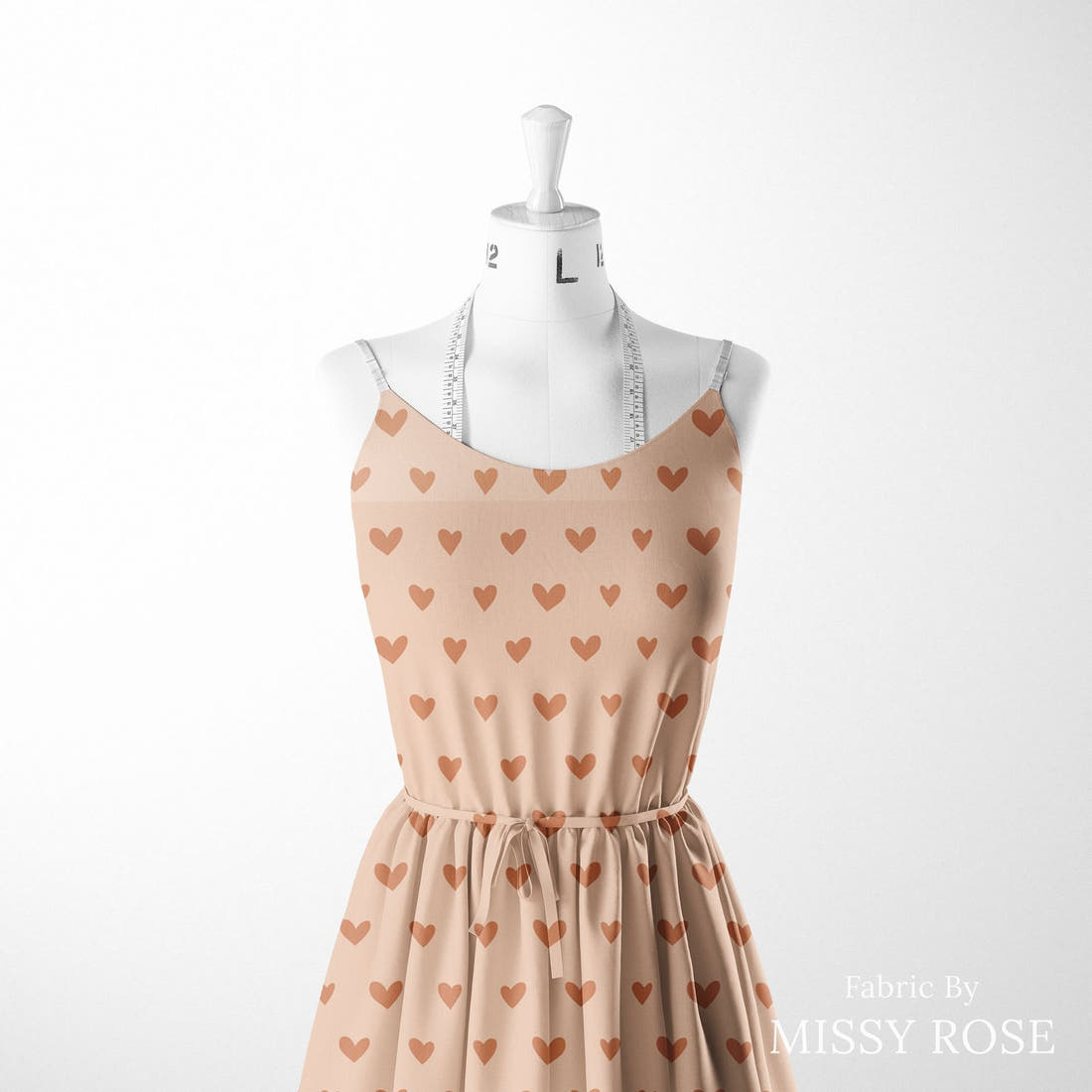 Indy Bloom Fabric Juliet Florals Queen of Hearts 09 sewn into a women's dress - custom printed fabric | Fabric by Missy Rose